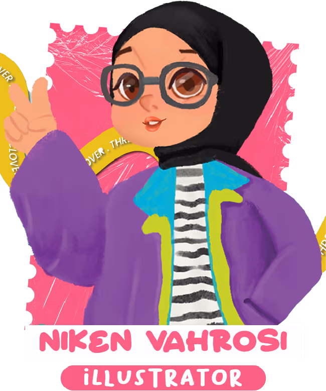 Ilustrasi profil Niken Vahrosi